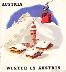 vintage_austria_ski_gondola_poster